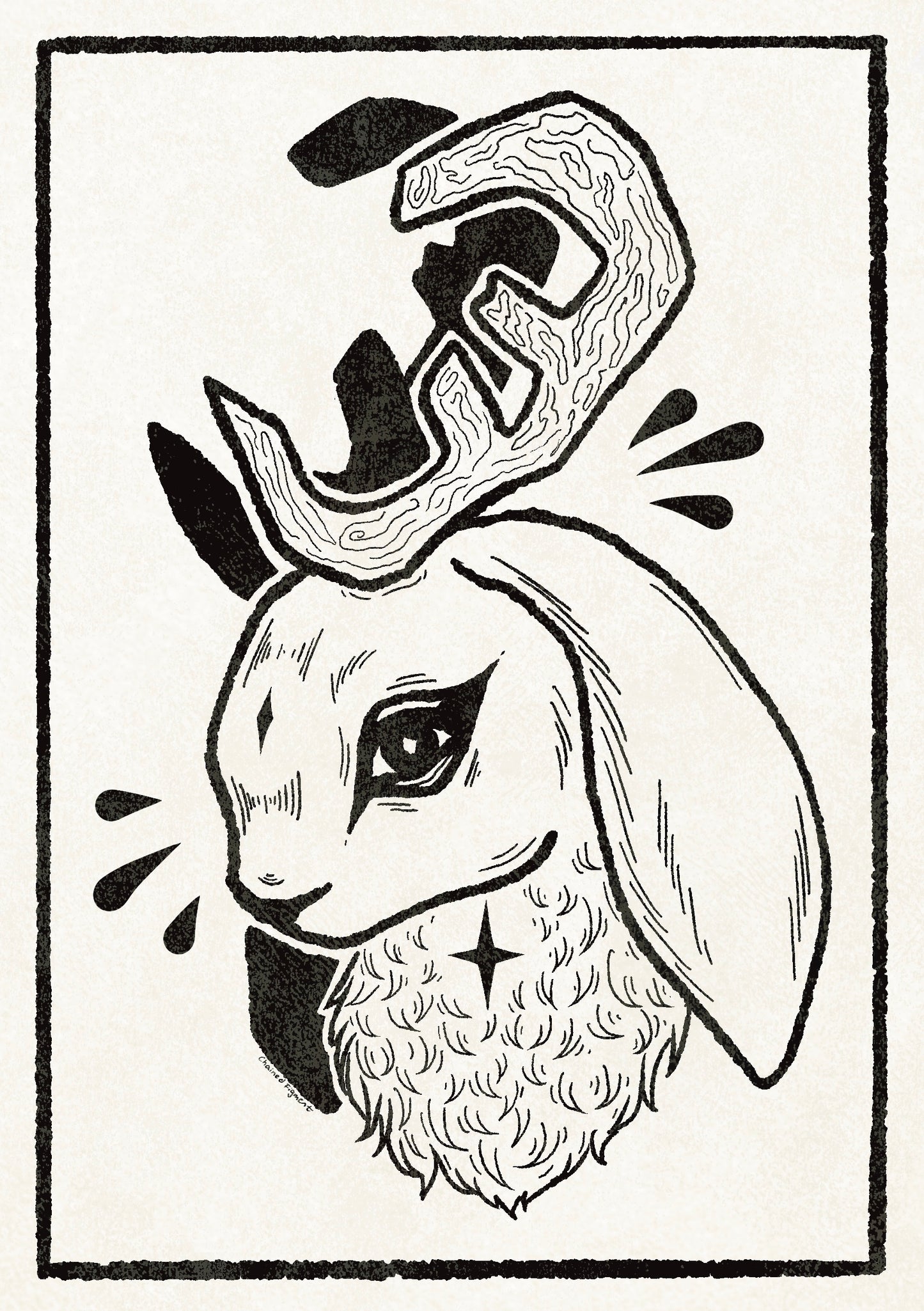 JACKALOPE - A5 Print - Ready To Ship