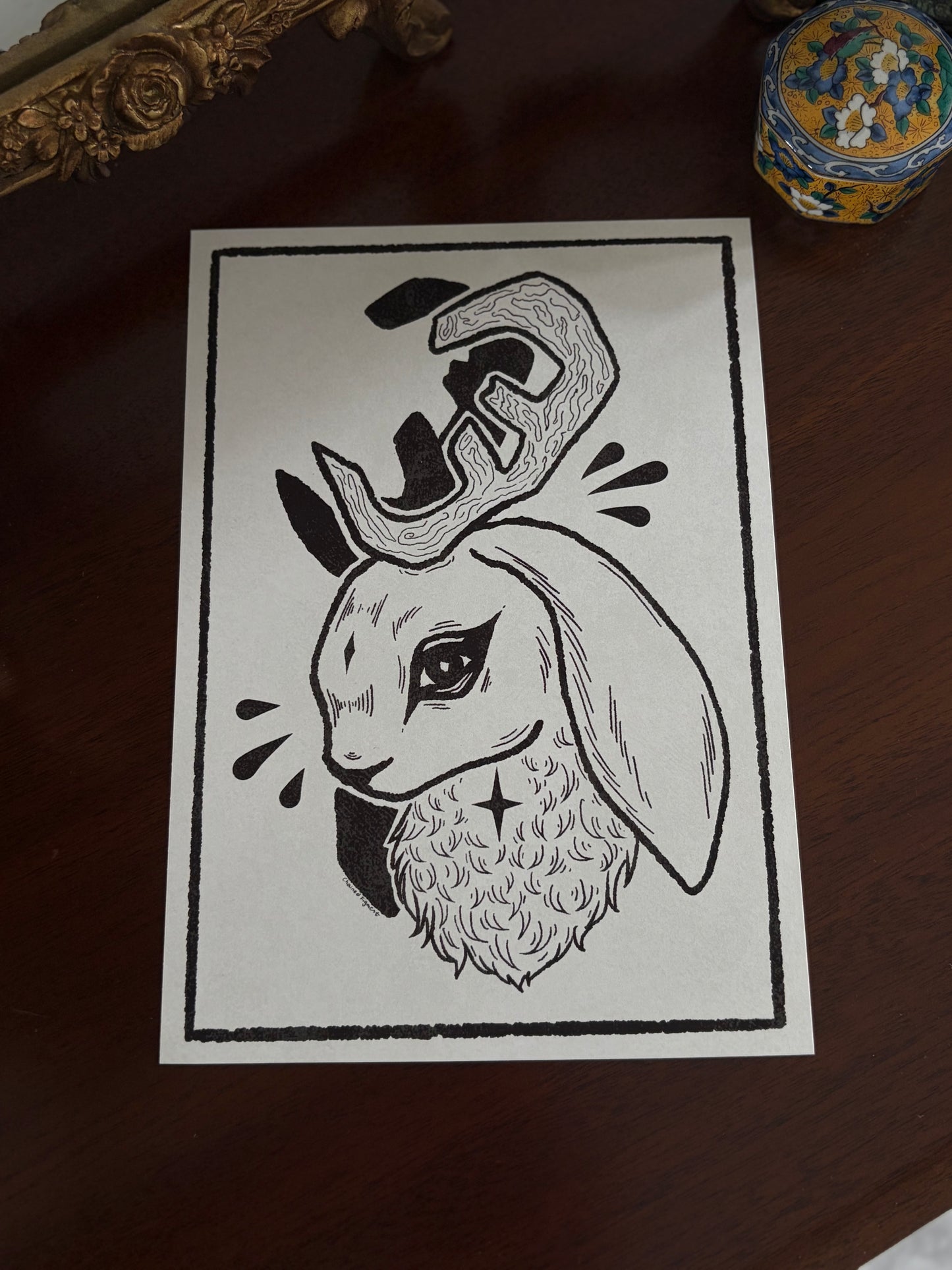 JACKALOPE - A5 Print - Ready To Ship